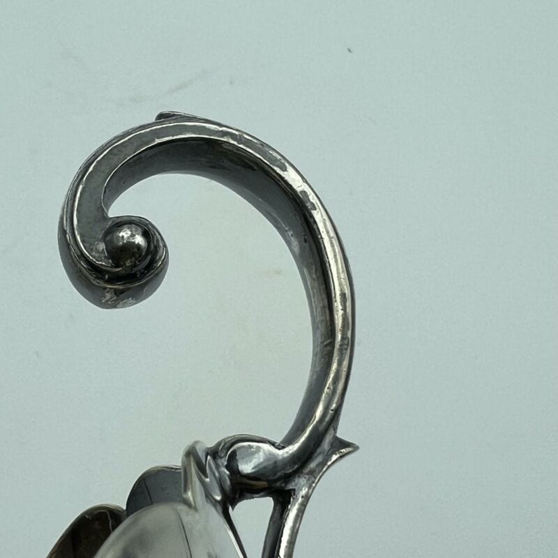 ANTICO BRICCO SALSIERA IN ARGENTO SHEFFIELD SILVER PLATE INGLESE 1920 Sheffield & Argento