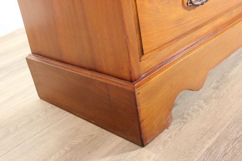 ANTICO COMÒ CASSETTONE CASSETTIERA IN LEGNO DI NOCE CHIARO INGLESE D'EPOCA Arredamento