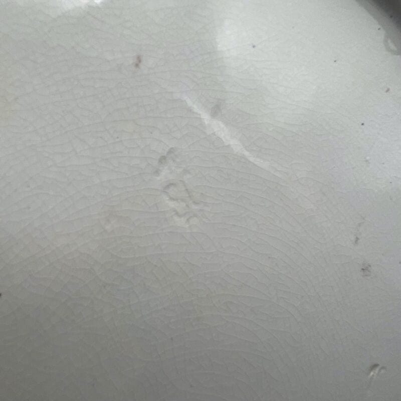 Antico piatto decorativo in ceramica di SCI laveno dipinto a mano da muro barche Ceramiche e Porcellane