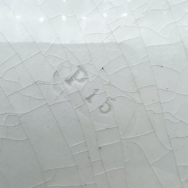 Antico Piatto Vassoio in ceramica terraglia da portata ovale vecchio d'epoca 800 Ceramiche e Porcellane