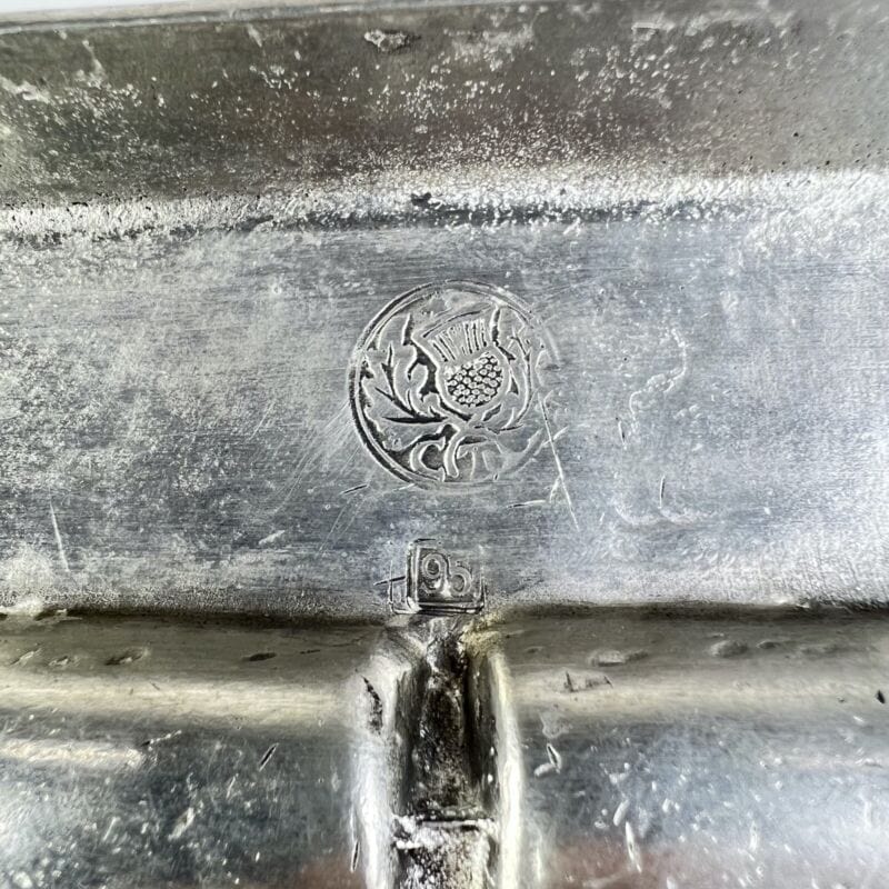 Antico portalettere porta posta portadocumenti da scrivania stile Art Nouveau Complementi d'arredo