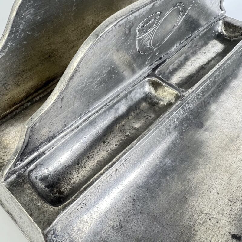 Antico portalettere porta posta portadocumenti da scrivania stile Art Nouveau Complementi d'arredo