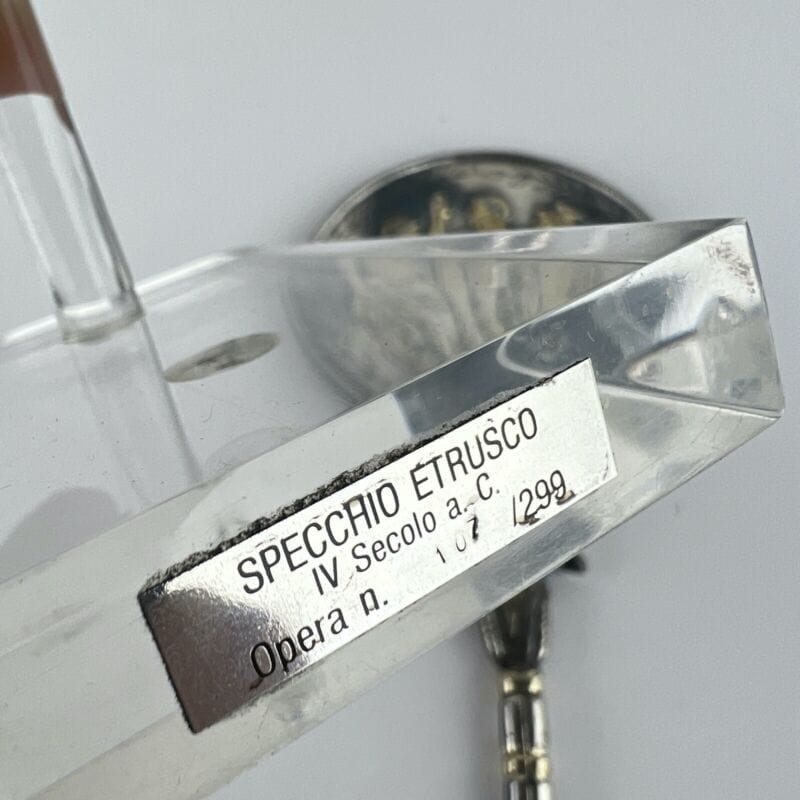 Antico set da toilette in Argento 925 e Oro Etrusco Sheffield & Argento