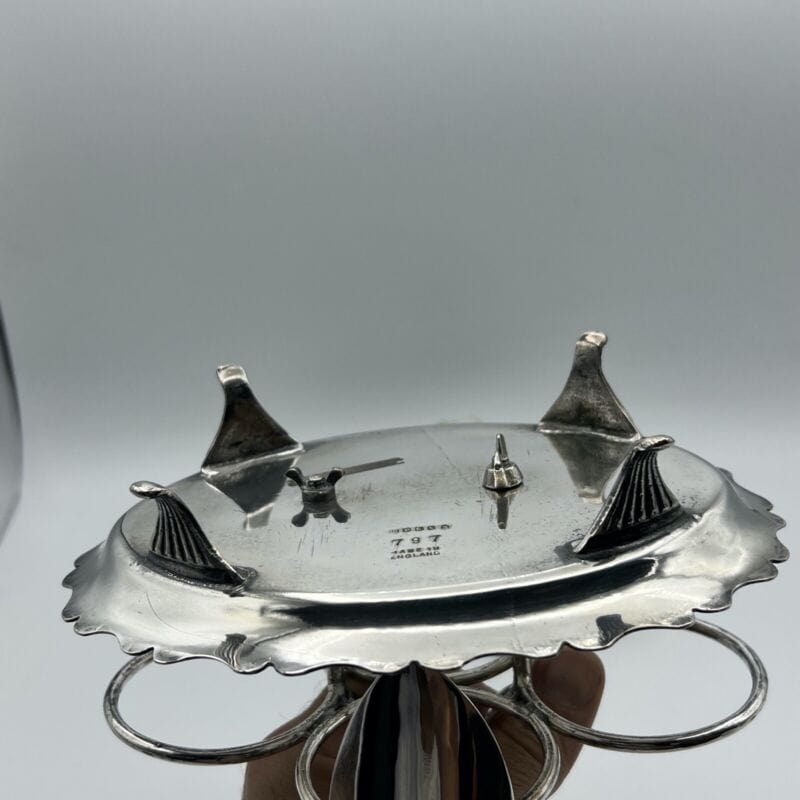 Antico Silver Condiment set condimento in argento sheffield plated olio aceto Sheffield & Argento