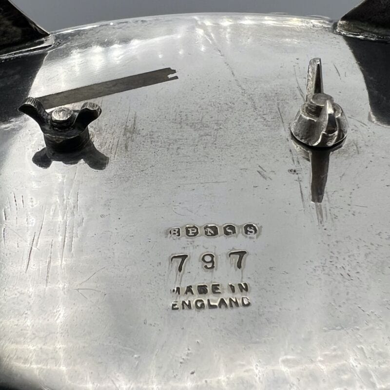 Antico Silver Condiment set condimento in argento sheffield plated olio aceto Sheffield & Argento
