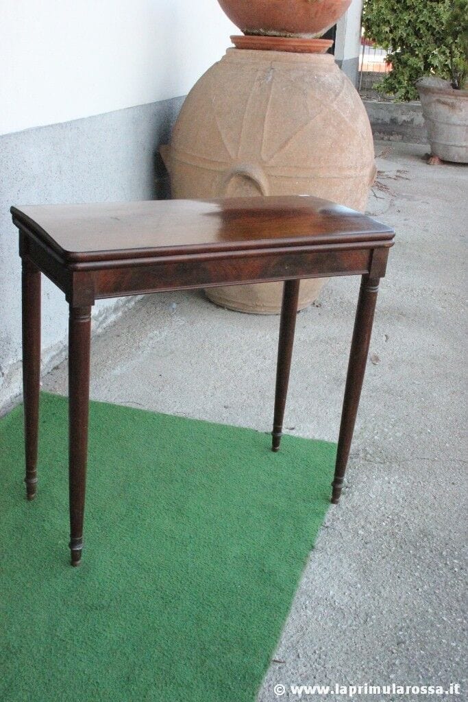 ANTICO TAVOLO DA GIOCO - TAVOLINO PRIMI 900 - CONSOLLE FRANCESE L. cm 80 h 75 Arredamento