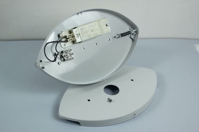 Applique mezzaluna Lampada da parete in vetro doppio satinato ALBANI bianco Lampade Appliques