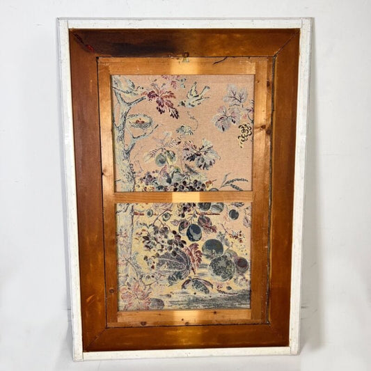 Arazzo stile antico da parete tela frutta natura morta grande quadro firmato Quadri