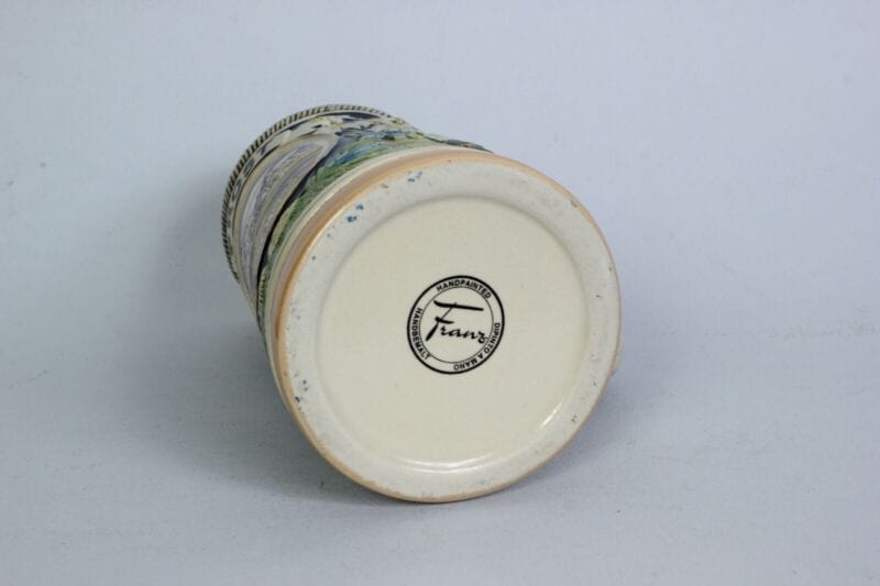 Boccale da birra in ceramica svizzero vintage bicchiere PROST souvenir Dolomiti Other