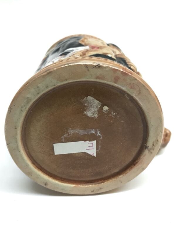 Boccale da birra in ceramica tedesco vintage con bicchiere collezione portapenne Birra & dintorni