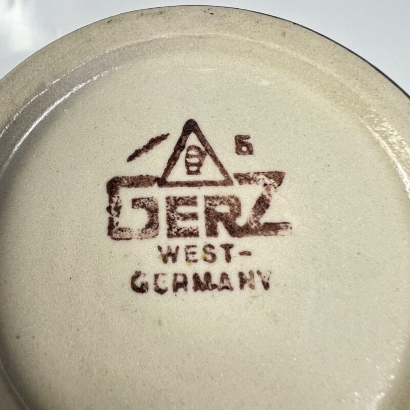 Boccale da birra in ceramica tedesco vintage con coperchio in peltro bicchiere B Birra & dintorni