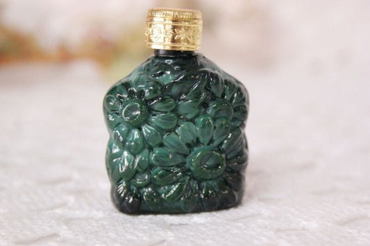 Boccetta porta profumo vintage bottiglietta miniatura mignon da per borsetta Sheffield & Argento