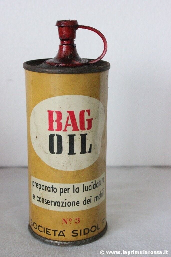 BOCCETTA VINTAGE OLIO PAGLIERINO BAG SOCIETA SIDOL VINTAGE ITALIAN ADVERTISING Pubblicità vintage