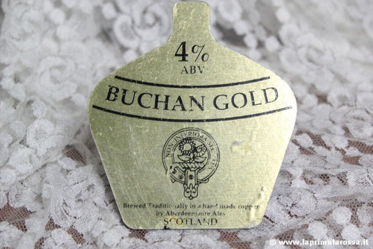 BUCHAN GOLD BEER CLIP VINTAGE  X POMPA DI BIRRA VINTAGE PUMP CLIP Birra & dintorni