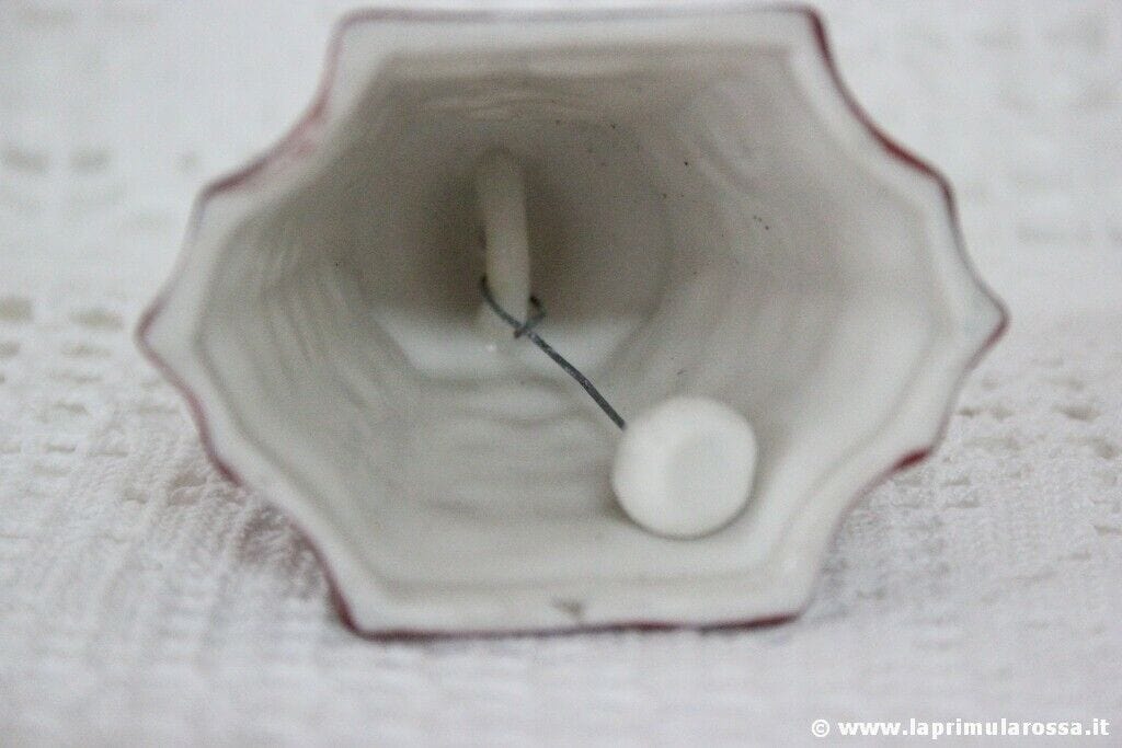 CAMPANELLA VINTAGE IN PORCELLANA h cm 7 - VINTAGE BONE CHINA BELL Campane - Campanelle