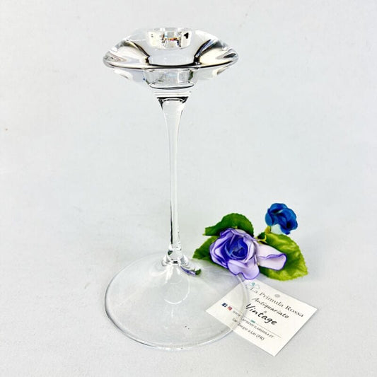 Candeliere in Cristallo di Design porta candela singolo vetro candelabro candele Vetri e Cristalli
