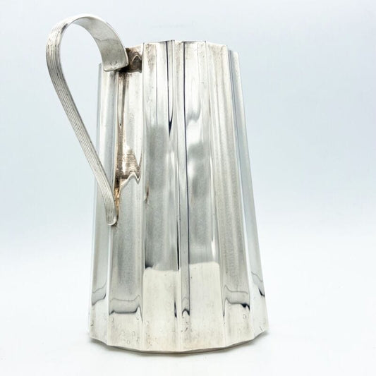 Caraffa in argento silver plated Versatoio brocca vintage Callegaro Art Deco Silver plated sheffield style