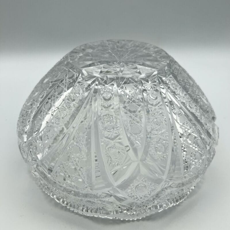 Centrotavola in cristallo Boemia ciotola bowl portafrutta fruttiera vintage Vetri e Cristalli