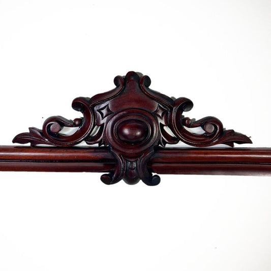 Cimasa antica in legno fregio sovraporta sopra porta intaglio vintage epoca 800 Complementi d'arredo