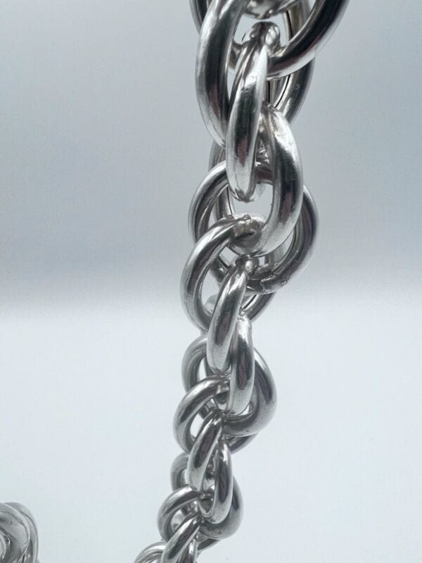 NKlaus Collana Ancora Piatta In Argento 925 – 38 Cm, Larghezza 2,4 Mm, Per Donna