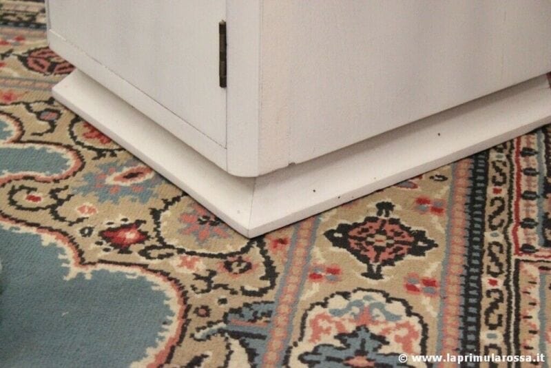 COMODINO SHABBY CHIC D'EPOCA AD UN 'ANTA - MOBILETTO VINTAGE DIPINTO BIANCO Arredamento