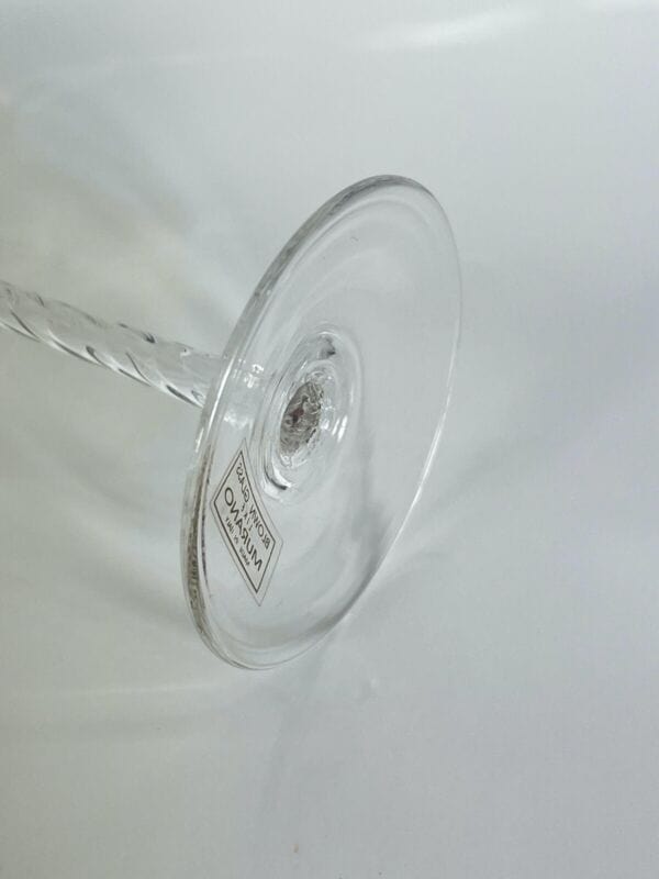 Coppia di candelieri in vetro stile murano porta candela candelabro vintage Vetri e Cristalli