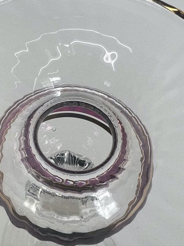 Coppia di candelieri in vetro stile murano porta candela candelabro vintage Vetri e Cristalli