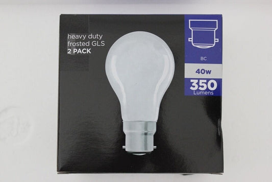 COPPIA DI LAMPADINE 40 WATT VETRO OPALE  INNESTO A BAIONETTA B22  DUE LAMPADINA Lampade Appliques