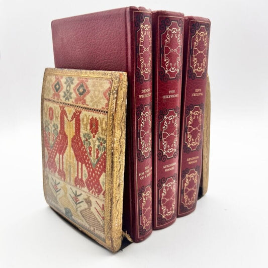 Coppia di reggilibri antichi fermalibri vintage reggi libri antico fiorentino Complementi d'arredo