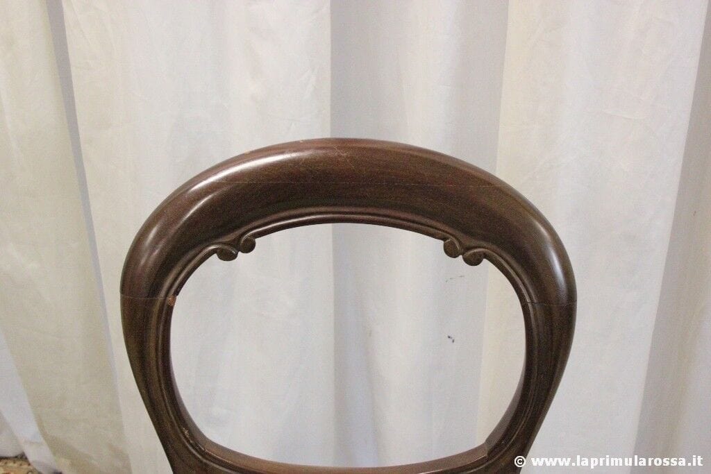 COPPIA DI SEDIE VINTAGE INGLESI STILE OTTOCENTO IN LEGNO  VICTORIAN STYLE CHAIRS Arredamento