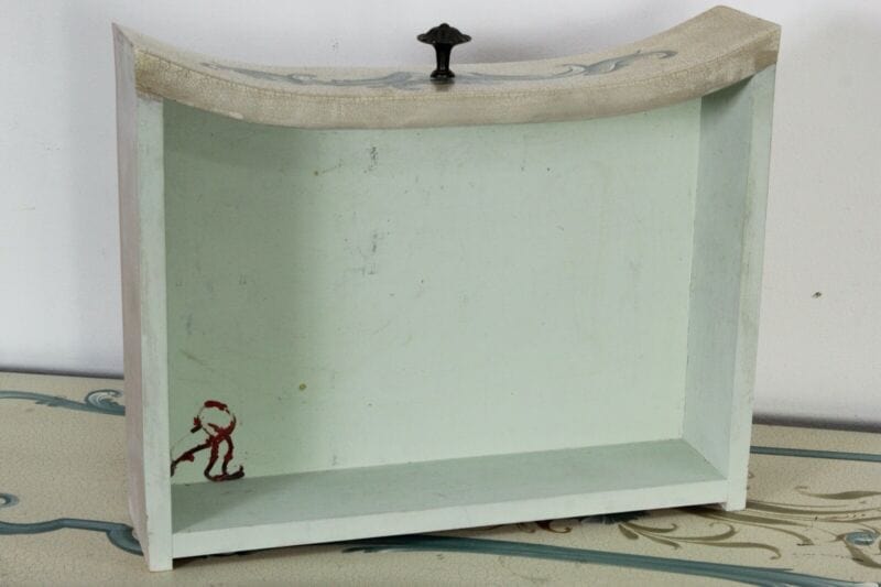 Credenza servante veneziana mobile stile antico servantino laccato e dipinto Arredamento