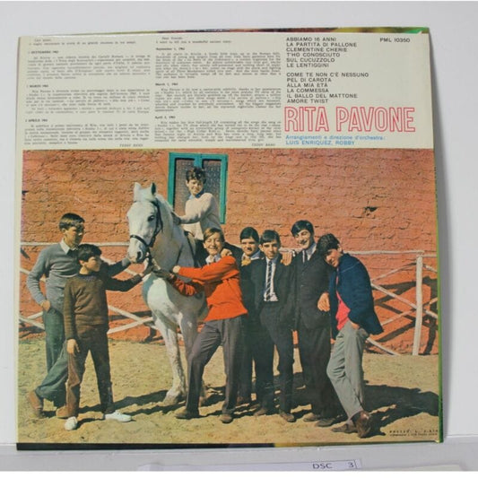 Disco in vinile 33 giri lp di RITA PAVONE 1963 PML 10350 da collezione VINTAGE Dischi in Vinile