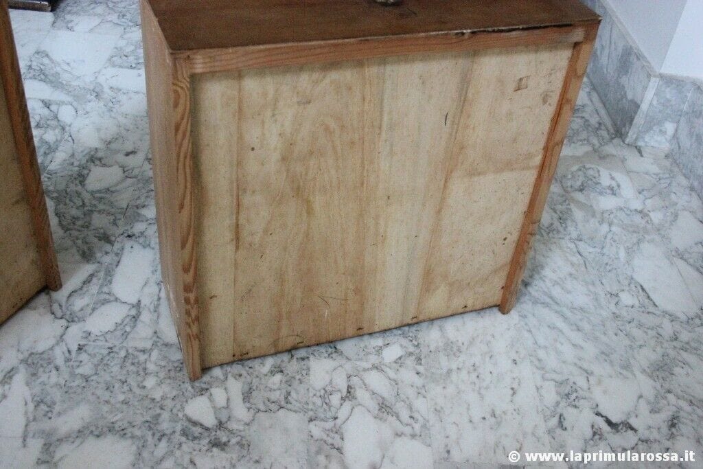 DUE CASSETTI D'EPOCA IN LEGNO L.cm 47 TECA CASSETTO TWO VINTAGE WOODEN DRAWERS Scatole in legno