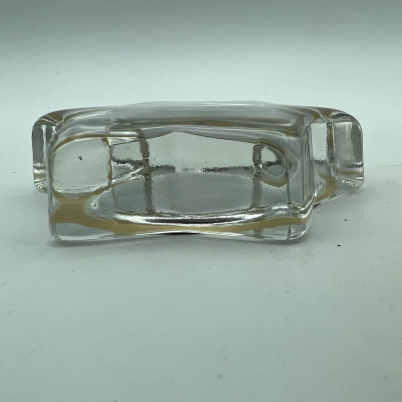 Fermacarte Vintage in vetro da scrivania stella con foto Gatto persiano bianco Complementi d'arredo