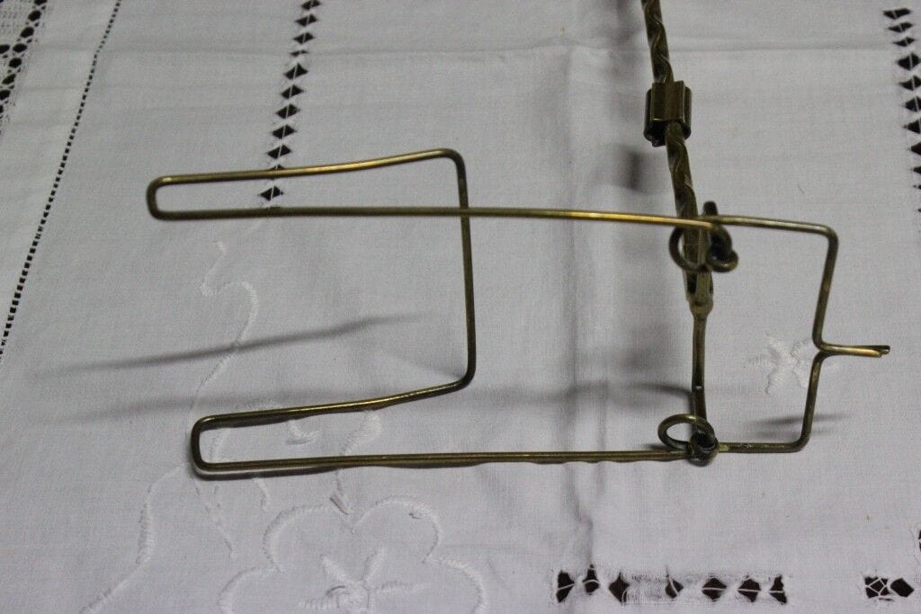 FORCHETTA ANTICA IN OTTONE PER BRUSCHETTA L. cm 58 - VINTAGE TOASTING FORK Ottone