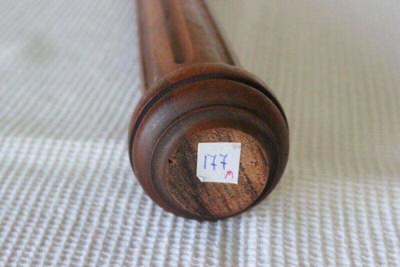 GAMBA D'EPOCA X MOBILE IN LEGNO MASSELLO CM 36 - VECCHIA COLONNINA X RESTAURO Restauro