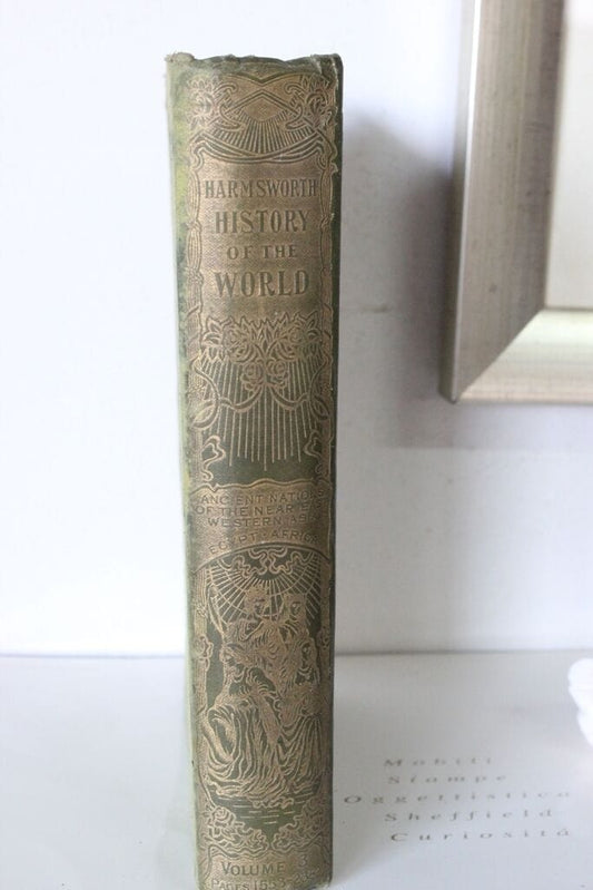 HARMSWORTH HISTORY OF THE WORLD VOLUME 3° / VECCHIO LIBRO INGLESE ANNO 1908 Libri