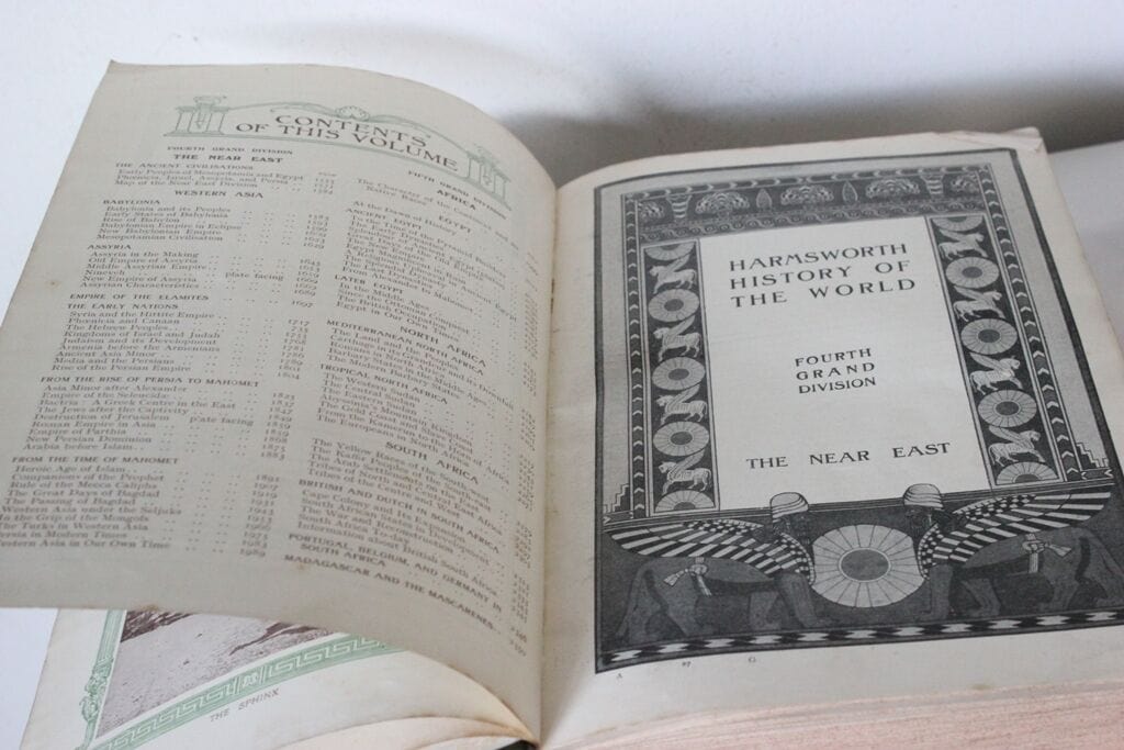 HARMSWORTH HISTORY OF THE WORLD VOLUME 3° / VECCHIO LIBRO INGLESE ANNO 1908 Libri
