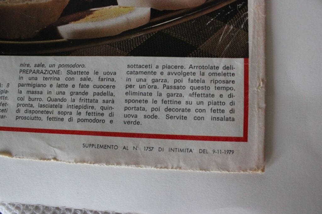 I SEGRETI DELLA CUCINA SEMPLICE  RIVISTA INTIMITA' ANNO 1979 I ROTOLI n.23 Libri