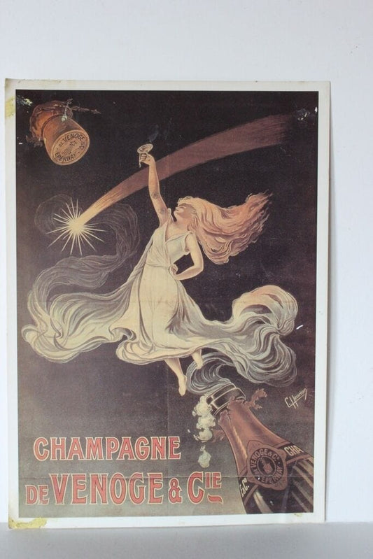 LA COMETE - HENRION (G) 1910 CHAMPAGNE DE VENOGE CARTOLINA VINTAGE ED. CARTEXPO Pubblicità vintage