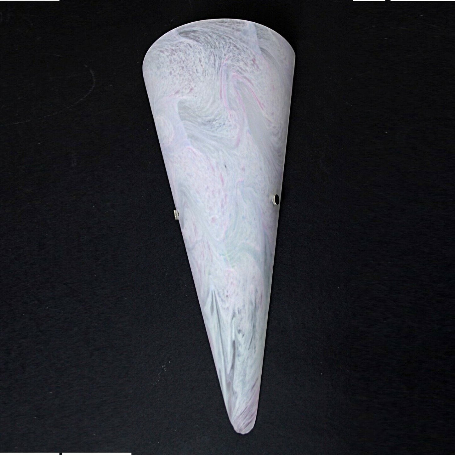 LAMPADA DA PARETE APPLIQUE IN VETRO DI MURANO DI MODERNARIATO A CONO SATINATO Lampade Appliques