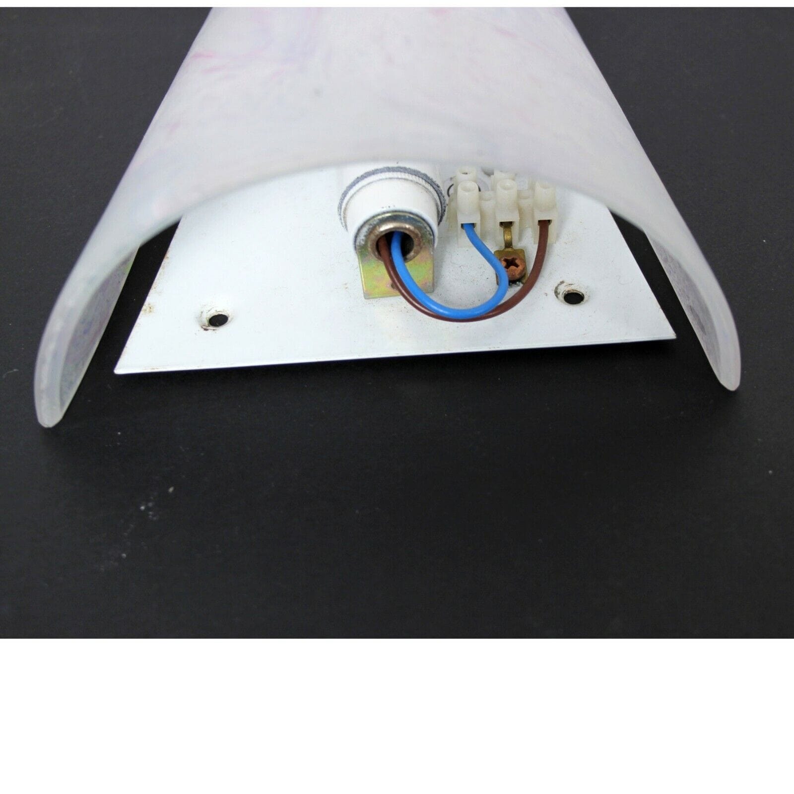 LAMPADA DA PARETE APPLIQUE IN VETRO DI MURANO DI MODERNARIATO A CONO SATINATO Lampade Appliques