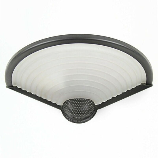 Lampada da parete applique in vetro Murano modernariato satinato bianco nero Lampade Appliques