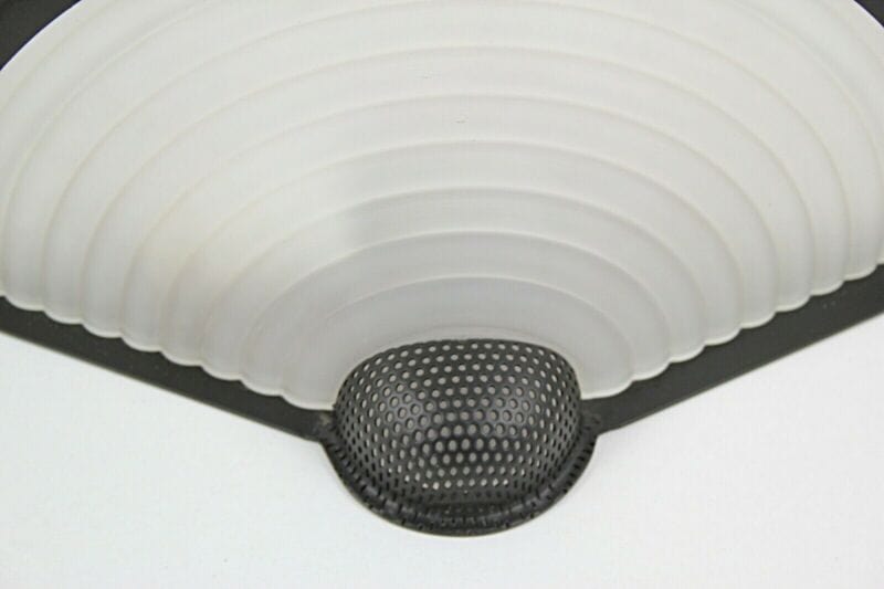 Lampada da parete applique in vetro Murano modernariato satinato bianco nero Lampade Appliques