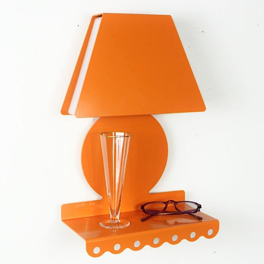 Lampada da parete applique mensola di design Zeroombra comodino modernariato led Lampade Appliques