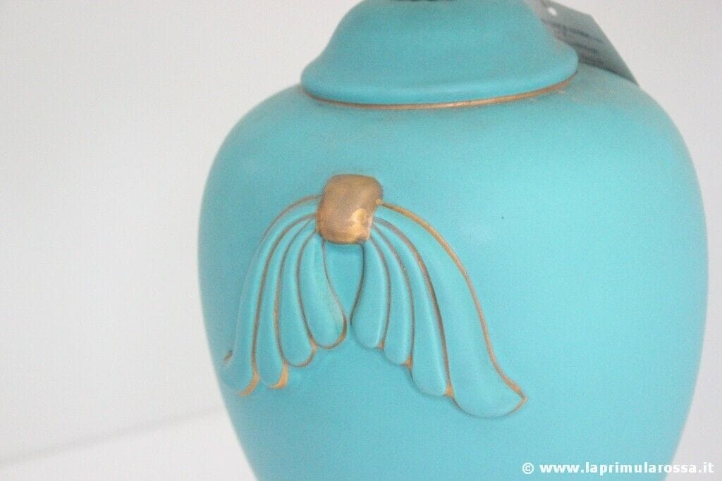 LAMPADA DA TAVOLO ANNI 90 IN CERAMICA DI BASSANO h cm58 VINTAGE TABLE LAMP ITALY Lampade Appliques