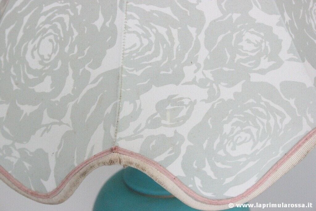 LAMPADA DA TAVOLO ANNI 90 IN CERAMICA DI BASSANO h cm58 VINTAGE TABLE LAMP ITALY Lampade Appliques