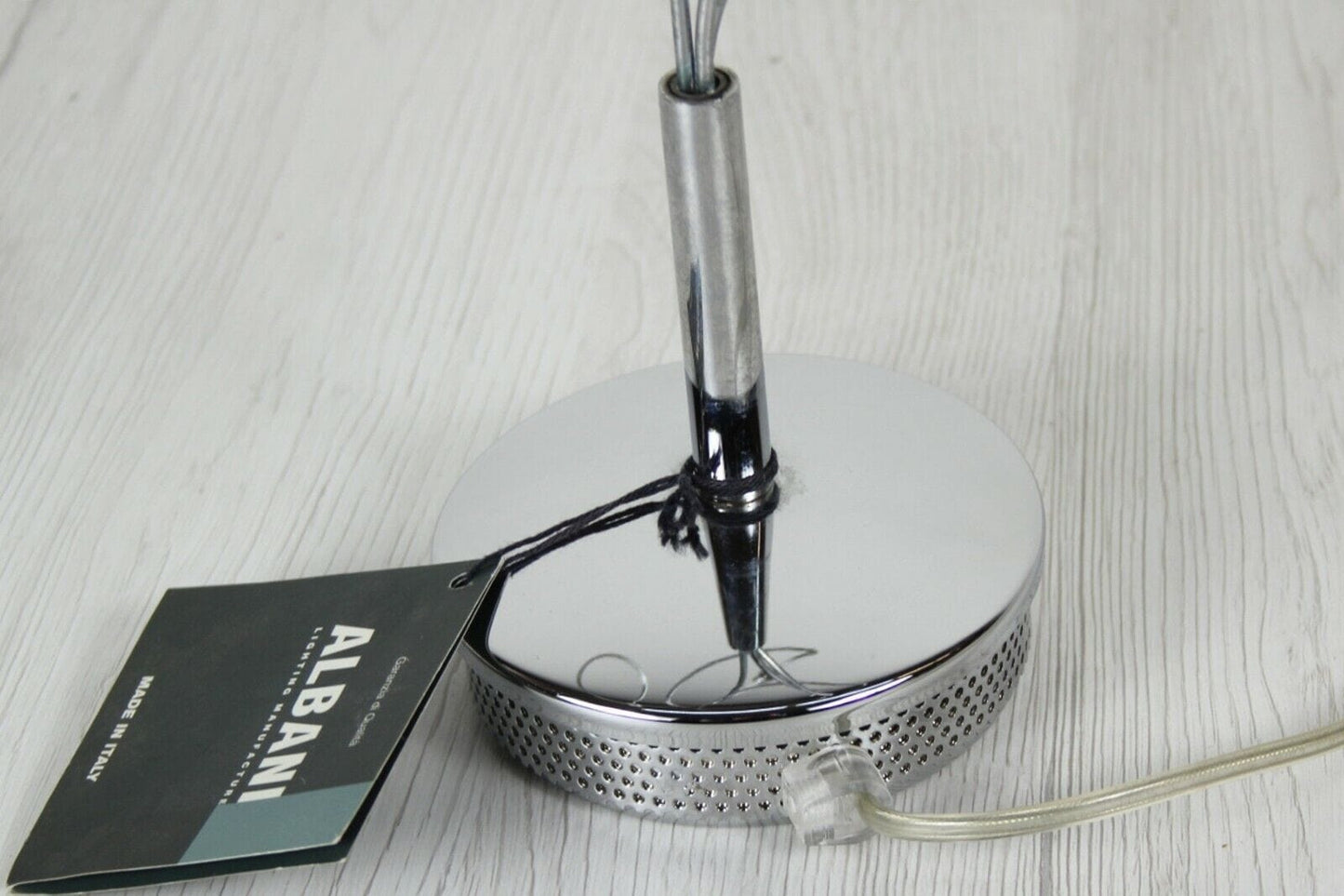 Lampada da tavolo moderna cromo cromata a led ALBANI Cespugli bracci flessibili Lampade Appliques