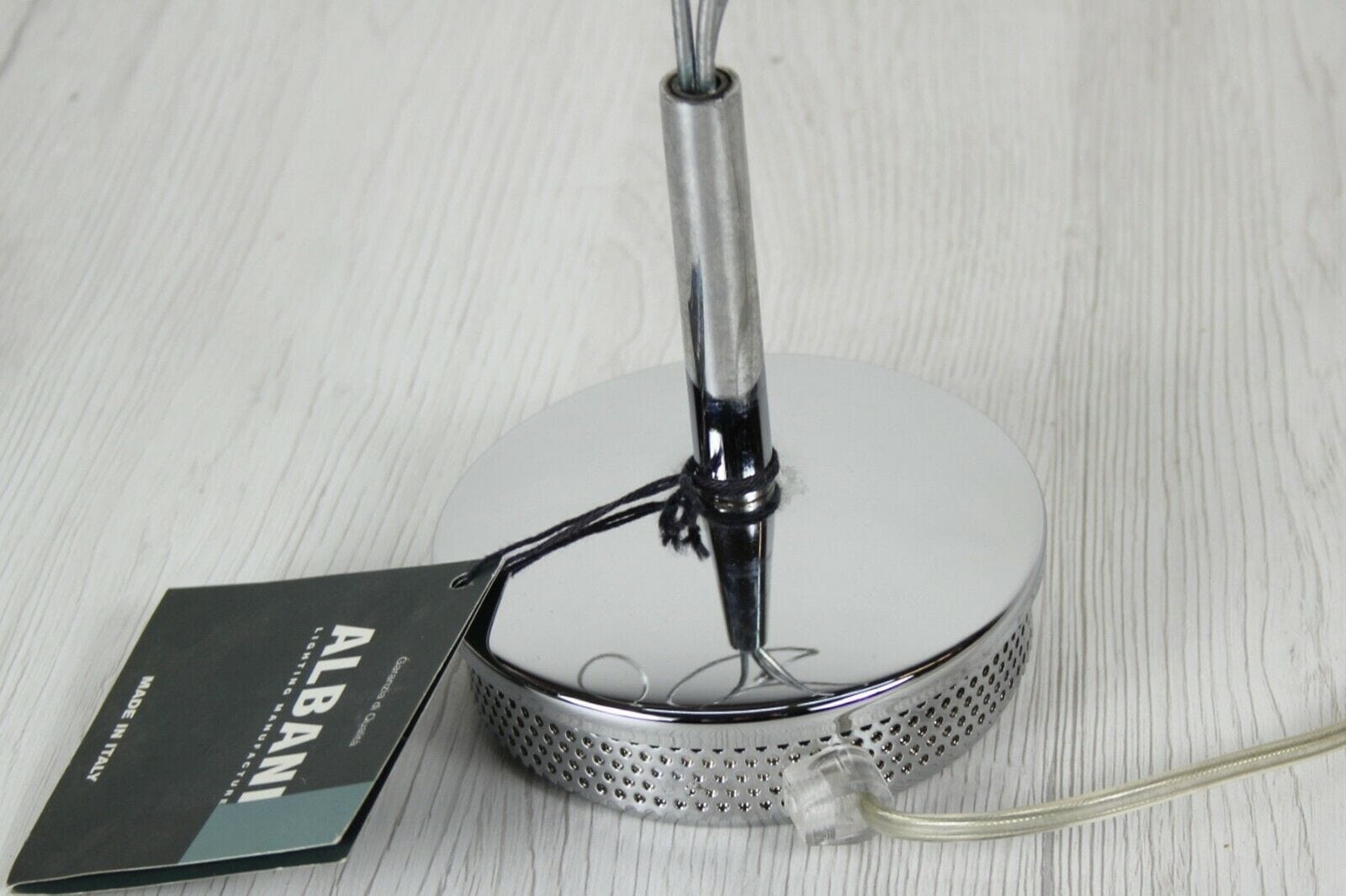 Lampada da tavolo moderna cromo cromata a led ALBANI Cespugli bracci flessibili Lampade Appliques