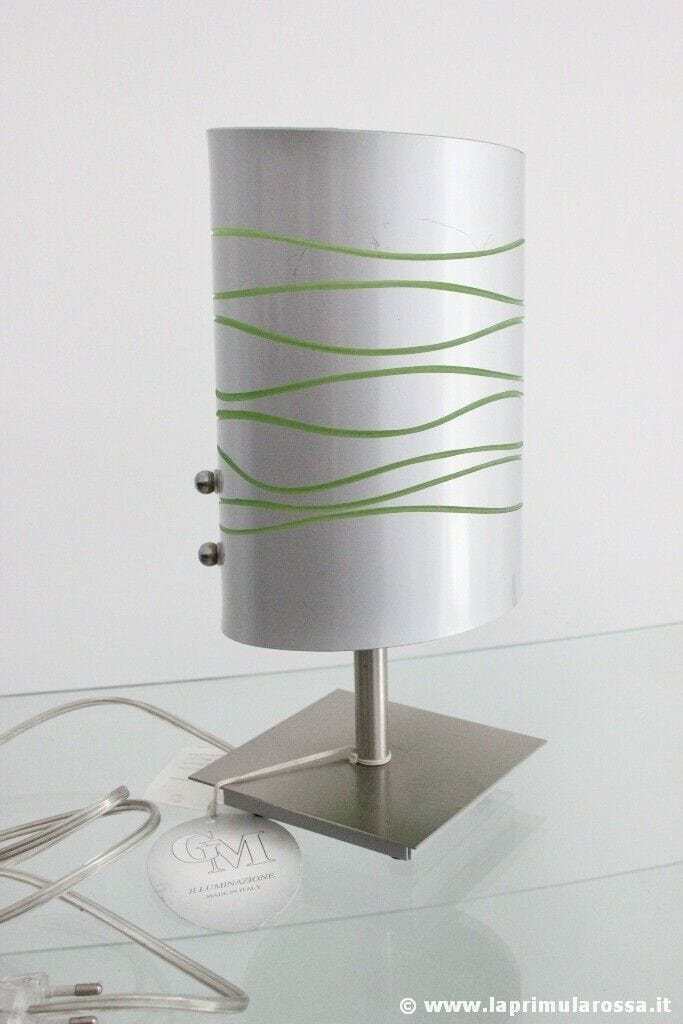 LAMPADA DA TAVOLO VETRO VENETO GM ILLUMINAZION VINTAGE ITALIAN DESIGN TABLE LAMP Lampade Appliques